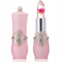 Pomadka Szminka Żelowa z Kwiatkiem Utleniająca Nawilżanie Odżywianie