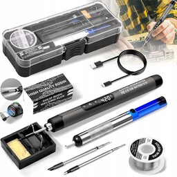 Lutownica Precyzyjna Akumulatorowa Bezprzewodowa Oporowa Kolbowa Grot Usb