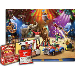 Cyrk Zwierzęta Fototapeta 3D Walltastic Klej