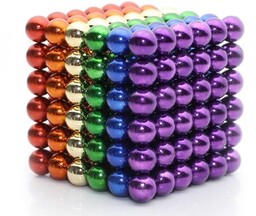 NEOCUBE KULKI MAGNETYCZNE 216 sztuk 3mm TĘCZOWE KOLOR