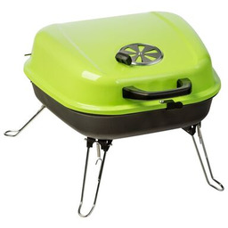 Grill podróżny z pokrywą limonka