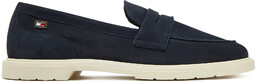 Loafersy Tommy Hilfiger FW0FW08679 Granatowy