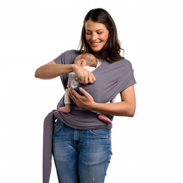 Chusta Do Noszenia Dziecka Boba Wrap Ciemny Szary