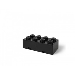 LEGO, Pojemnik Na Klocki Z Szufladami 4X2 Czarny,