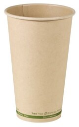 Kubek z włókna bambusowego bez plastiku, 460 ml,