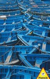 Puzzle Błękitne Łódki Piatnik