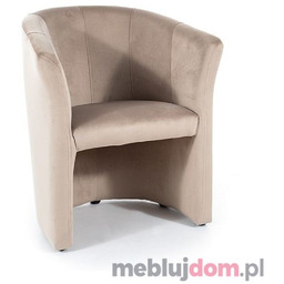 Fotel TM-1 Velvet Signal Bluvel 40 ciemny beż