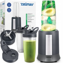 Blender Kielichowy Personalny Zelmer Do Koktajli Kruszy Lód