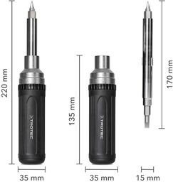 Trotec 9-w-1 wkrętak z grzechotką