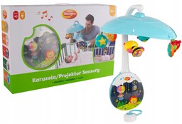Dumel Karuzela Z Pozytywką Projektor Sensoryczny DD77882