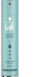 Lakier do włosów nawilżający aloes taft aloe boost