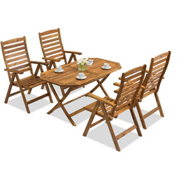 Zestaw ogrodowy drewniany Laos/Bombaj 4 Garden Point