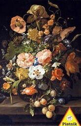 Puzzle Ruysch, Martwa Natura z Kwiatami Piatnik