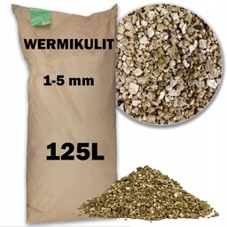 Wermikulit ogrodniczy do podłoża spulchnia 125L frakcja 1-5mm