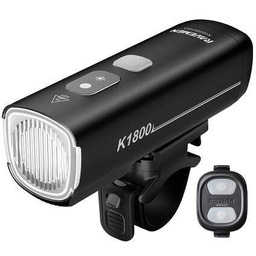 Ravemen Lampka przednia K1800 AI, czarna, 1800 lumenów,