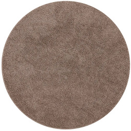Profeos Brązowy dywan koło 90 z lateksowym spodem
