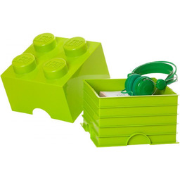 Lego Storage Brick 4 jasnozielony