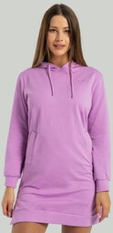 STRIX Damska bluza z kapturem ALPHA Longline Amethyst