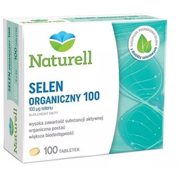 Naturell Selen organiczny 100, 100 tabletek