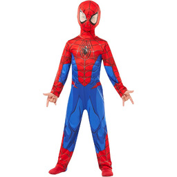 RUBIE''S Marvel Spider-Man klasyczny kostium dziecięcy, niebiesko-czerwony, M