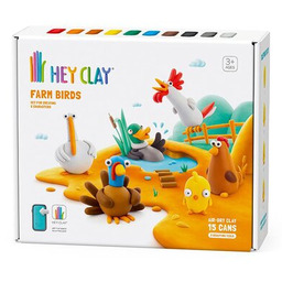 HEY CLAY Masa plastyczna Ptaki z farmy HCL15020CEE15