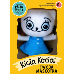 Kicia Kocia, maskotka pluszowa w pudełku, 17 cm
