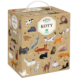 Puzzlove Czuczu, puzzle, Koty, 500 el.