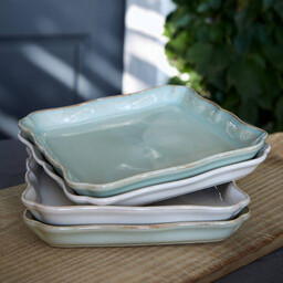 Costa Nova Tacka kwadratowa Alentejo White 21 cm