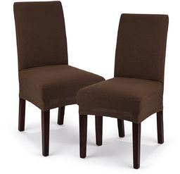 4Home Multielastyczny pokrowiec na krzesło Comfort, brązowy, 40