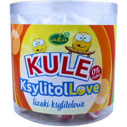 Lizaki Kulki 0% cukru owocowe 70 sztuk x