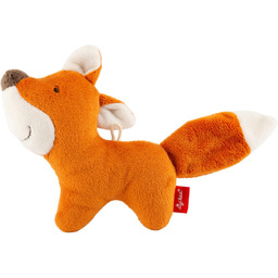 Pluszowa pierwsza przytulanka Lisek grzechotka dla dzieci maskotka