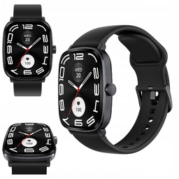 Smartwatch Haylou RS5 czarny z monitorem tętna, SpO2