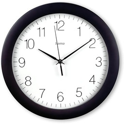Zegar Ścienny Hama Teneriffa, Czarny 30cm, Automatyczne Ustawianie