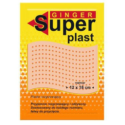 Ginger Super Plast Plaster rozgrzewający 12 x 18