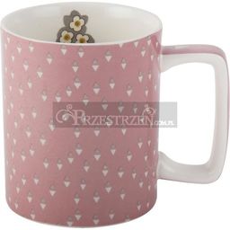 KUBEK CERAMICZNY - Katie Alice Pretty Retro PINK