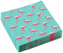Serwetki Flamingi - 33 cm - 20 szt.