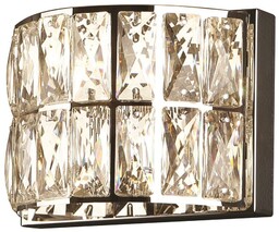 Kinkiet LAMPA ścienna DIAMANTE W0204 Maxlight szklana OPRAWA