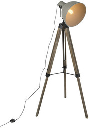 QAZQA Inteligentna lampa stojąca na trójnogu w stylu