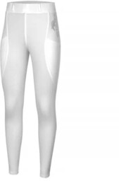 Legginsy START Kensington młodzieżowe białe, rozmiar: 158