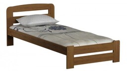 Łóżko sosnowe Lidia 90x200 dąb
