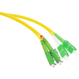 Patchcord Opto LSH/APC-SC/APC, SM, duplex, 3m