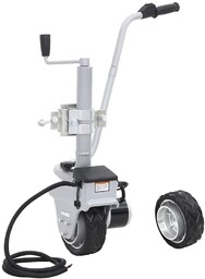 vidaXL Aluminiowe koło podporowe/manewrowe do przyczepy, 12 V,