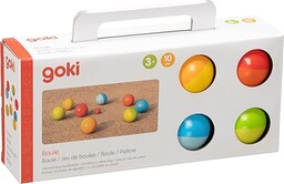 Boule inklusive Baumwollbeutel: Ø= 6 cm, 9 Kugeln,