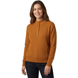 Sweter damski Rodier rozpinany bawełniany wełna merino musztardowy-S