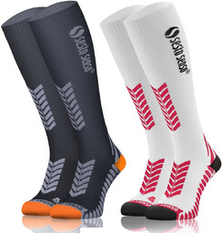 Sportowe Podkolanówki Kompresyjne Unisex 2-pack