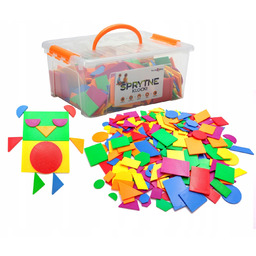 Sprytne Klocki. Układanka Tangram 288 Elementów