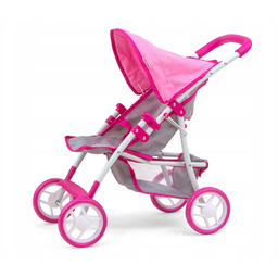 Wózek Dla Lalek Natalie Prestige Pink Milly Mally