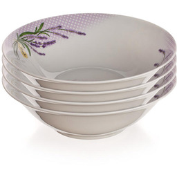 Banquet Zestaw porcelanowych misek LAWENDA 4 szt.