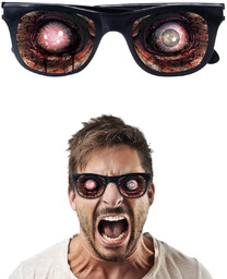 Okulary Zombie - 1 szt.