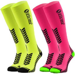 Sportowe Podkolanówki Kompresyjne Unisex 2-pack